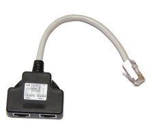 Adaptér RJ45 1x8p8c/2x8p4c Cat5 PC-TEL