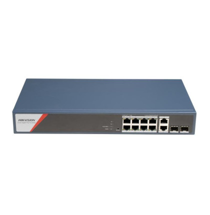 DS-3E1512HP-SI-8P2T2F 8×PoE | 2×Gigabit | výkon130W | smart managed | dosah až300m /10Mb