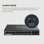 Switch TP-Link Mercusys MS110P 2x LAN s PoE, 8x LAN s PoE+, 65W Switch TP-Link Mercusys MS110P 2x LAN s PoE, 8x LAN s PoE+, 65W
