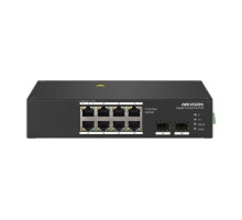DS-3T0510HP 10 portový průmyslový switch - 2x HiPoE 90W 1Gbps + 6x PoE 30W 1Gbps + 2x…
