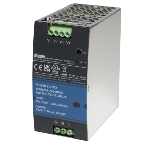 Sunny YSDN-240-24 průmyslový napájecí zdroj 24V 10A 240W na DIN lištu
