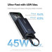 Powerbanka Baseus PicoGo 10000mAh, 45W, s kabelem USB-C černá