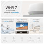 WiFi router TP-Link Deco BE22(1-pack) BE3600, WiFi 7, 2x GLAN, USB, 2,4/5GHz