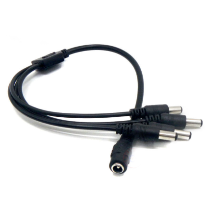CP-PR-04 Napájecí kabel až pro čtyři kamery (samice - 4x samec)