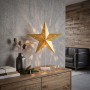 Solight LED vánoční hvězda stolní, 10x LED, 3x AA, zlatá Solight LED vánoční hvězda stolní, 10x LED, 3x AA, zlatá