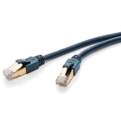 ClickTronic HQ OFC CAT6A S/FTP patch kabel RJ45, zlacený, 3m