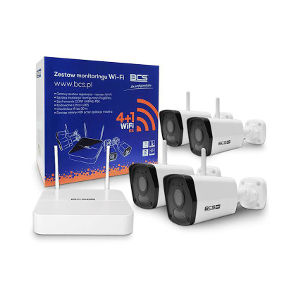 BCS-B-KITW(2.0) Sada 1x rekordéru + 4x Wi-Fi kamery