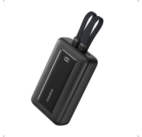 Powerbanka Anker 20000mAh, 30W s kabelem USB-C + Lightning černá