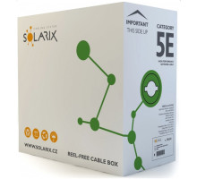 Solarix Instalační kabel CAT5E UTP PVC drát 305m/box SXKD-5E-UTP-PVC