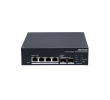 DS-3T1506HP-EI-UPS Průmyslový switch | 1x HiPOE | 3x POE | 90 W max. | 4x 1 Gb/s + 2x SFP…