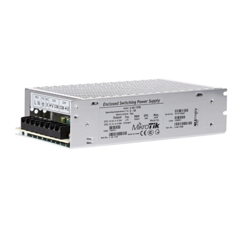 MikroTik S-AD-155B průmyslový zdroj - 27,6V 5A, 151,55W