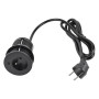 Solight vestavná zásuvka 1x 16A + USB-C 65W PD, 2m, černá Solight vestavná zásuvka 1x 16A + USB-C 65W PD, 2m, černá