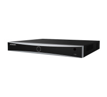 DS-7616NXI-I2/S(E) 16-k | do 12 Mpx | 160 Mb/s | H.265+ | 2x HDD | HDMI, VGA | I/O | AcuSense