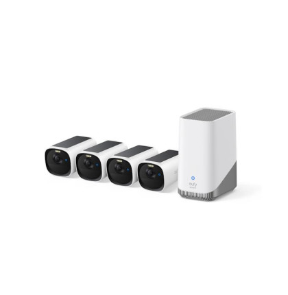 Venkovní kamera se solárním nabíjením Anker eufy E40 (sada 4ks+jednotka HomeBase 3) 2K bílá Venkovní kamera se solárním nabíjením Anker eufy E40 (sada 4ks+jednotka HomeBase 3) 2K bílá