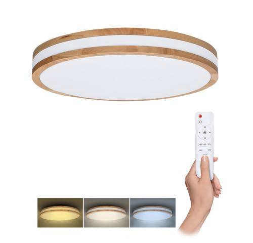 Solight LED osvětlení s dálkovým ovladačem Woody, 48W, 3360lm, 38cm, změna chromatičnosti, stmívatelné Solight LED osvětlení s dálkovým ovladačem Woody, 48W, 3360lm, 38cm, změna chromatičnosti, stmívatelné