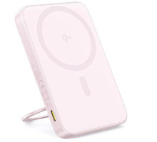 Bezdrátová powerbanka Baseus PicoGo Qi2 5000mAh, 20W růžová