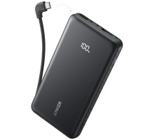 Powerbanka Anker Zolo 10000mAh, 22,5W s kabelem USB-C černá