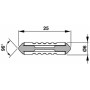 Autopojistka trubičková 10A 26x6mm Autopojistka trubičková 10A 26x6mm