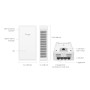 WiFi router TP-Link EAP775-Wall WiFi 7 BE9300., 1x 2,5GLAN s PoE-in, 1x 2,5GLAN, 3 GLAN, 2,4/5/6 GHz, Omáda SDN