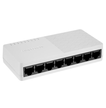 DS-3E0108D-O 8×100Mb RJ45 | výkon 3W | bez managementu | přepínací kapacita 1,6Gbps