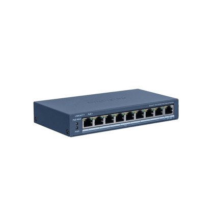 DS-3E1309P-EI/M 9 portový switch - 8x PoE 30W 100Mbps + 1x uplink RJ-45 1Gbps, PoE celkem…