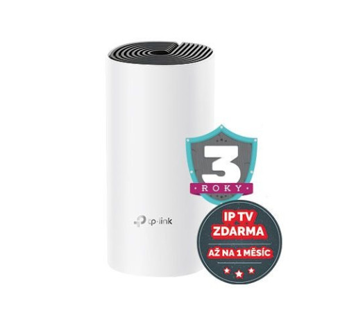 WiFi router TP-Link Deco M4 (1-Pack) 2x GLAN/ 300Mbps 2,4GHz/ 867Mbps 5GHz, poškozený obal
