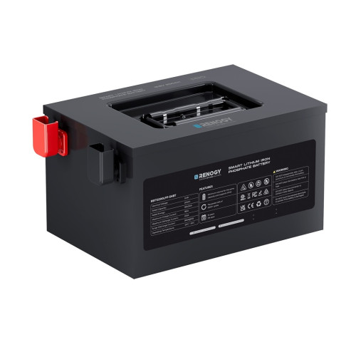 Renogy PRO 200Ah 12V LiFePO4 s výhřevem, Bluetooth, Lithium Smart Battery - pod sedadlo