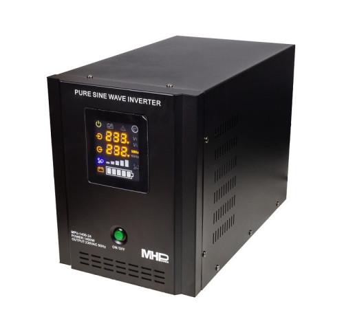 Záložní zdroj MHPower MPU-1400-24, UPS, 1400W, čistý sinus, 24V