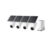 Venkovní kamera se solárním nabíjením Anker eufy E42 (sada 4ks+jednotka Homebase 3) 4K bílá Venkovní kamera se solárním nabíjením Anker eufy E42 (sada 4ks+jednotka Homebase 3) 4K bílá