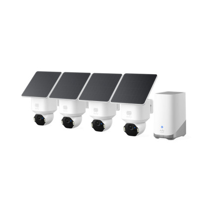 Venkovní kamera se solárním nabíjením Anker eufy E42 (sada 4ks+jednotka Homebase 3) 4K bílá Venkovní kamera se solárním nabíjením Anker eufy E42 (sada 4ks+jednotka Homebase 3) 4K bílá