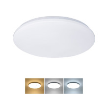 Solight LED stropní světlo Plain, 3CCT, 24W, 1920lm, IP44, kulaté, 38cm Solight LED stropní světlo Plain, 3CCT, 24W, 1920lm, IP44, kulaté, 38cm