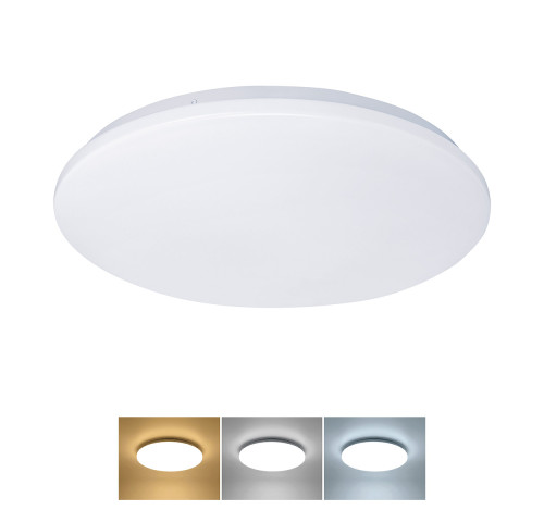 Solight LED stropní světlo Plain, 3CCT, 24W, 1920lm, IP44, kulaté, 38cm Solight LED stropní světlo Plain, 3CCT, 24W, 1920lm, IP44, kulaté, 38cm