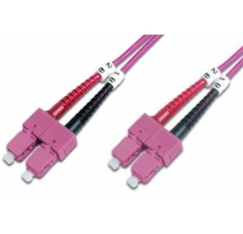 LEXI-Net Patch kabel 50/125, SC-SC OM4, 2m duplex