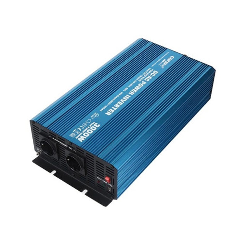 Měnič napětí Carspa P3000U-24 24V/230V+USB 3000W, čistá sinusovka