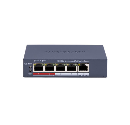 DS-3E0105P-E/M(C) 5 portový switch - 4x PoE 30W 100Mbps + 1x uplink RJ-45 100Mbps, PoE… DS-3E0105P-E/M(C) 5 portový switch - 4x PoE 30W 100Mbps + 1x uplink RJ-45 100Mbps, PoE…