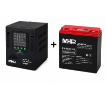 Záložní zdroj MHPower MPL-300-12, UPS, 300W, čistý sinus, 12V, SET s LiFePO4 baterií 20Ah Záložní zdroj MHPower MPL-300-12, UPS, 300W, čistý sinus, 12V, SET s LiFePO4 baterií 20Ah
