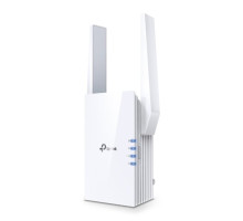 WiFi extender TP-Link RE705X WiFi 6 AP/Extender/Repeater, AX3000 574/2402Mbps, 1x GLAN, fixní anténa, OneMesh