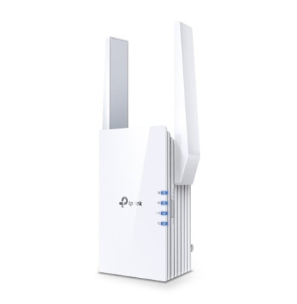 WiFi extender TP-Link RE705X WiFi 6 AP/Extender/Repeater, AX3000 574/2402Mbps, 1x GLAN, fixní anténa, OneMesh