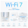 WiFi router TP-Link Deco BE65(1-pack) BE9300, WiFi 7, 4x 2.5GLAN, USB, 2,4/5/6GHz