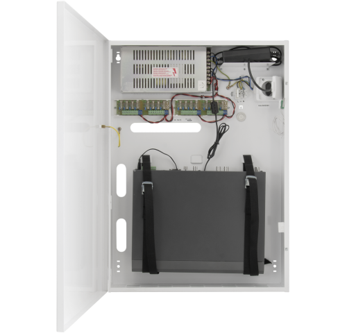 CP-PR-109 Skříňka pro DVR / NVR rekordéry s bezpečnostním napájecím zdrojem pro šestnáct kamer