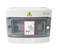 Elektrický rozvaděč pro FVE, 2 stringy, 2 svodiče, 1000V DC