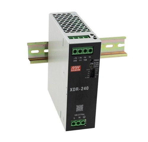 MEAN WELL XDR-240-36 Průmyslový prémiový zdroj na DIN lištu 240W 36V MEAN WELL XDR-240-36 Průmyslový prémiový zdroj na DIN lištu 240W 36V