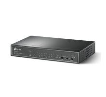 Switch TP-Link TL-SF1009P 9x LAN, 4x PoE+, 67W, kov, poškozený obal Switch TP-Link TL-SF1009P 9x LAN, 4x PoE+, 67W, kov, poškozený obal