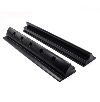 Držáky plastové LONG 68 cm pro uchycení solárních panelů - černé (2ks sada)