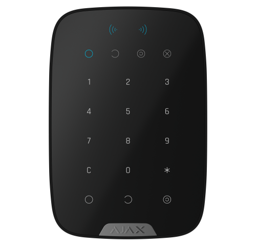 Superior KeyPad Plus G3, bezdrátová dotyková klávesnice, DESFire, černá