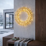Solight LED vánoční věnec 3D, 150 LED, 50cm, IP44, teplá bílá, časovač Solight LED vánoční věnec 3D, 150 LED, 50cm, IP44, teplá bílá, časovač