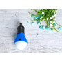LED Svítidlo přenosné kemping, 3xAAA 1,5V baterie, modrá