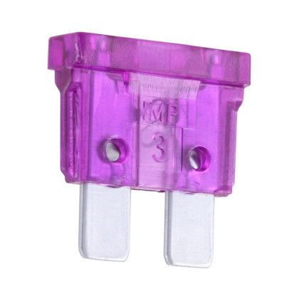 Auto pojistka nožová 3A 19x12mm Auto pojistka nožová 3A 19x12mm