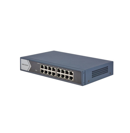 DS-3E0516-E(B) 16 portový, 10/100/1000 Mb/s, switch  (bez POE)