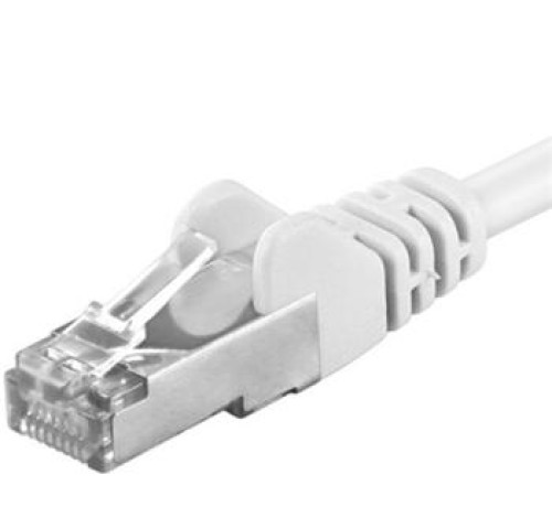 Premiumcord Patch kabel CAT6a S-FTP, RJ45-RJ45, AWG 26/7 10m bílá